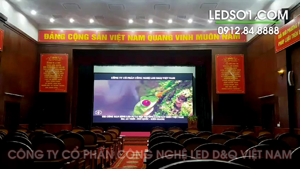 Màn hình led P3 - 200 inch | Thi Công tại Cảnh Sát Biển Việt Nam DC: Phú Quốc - Kiên Giang