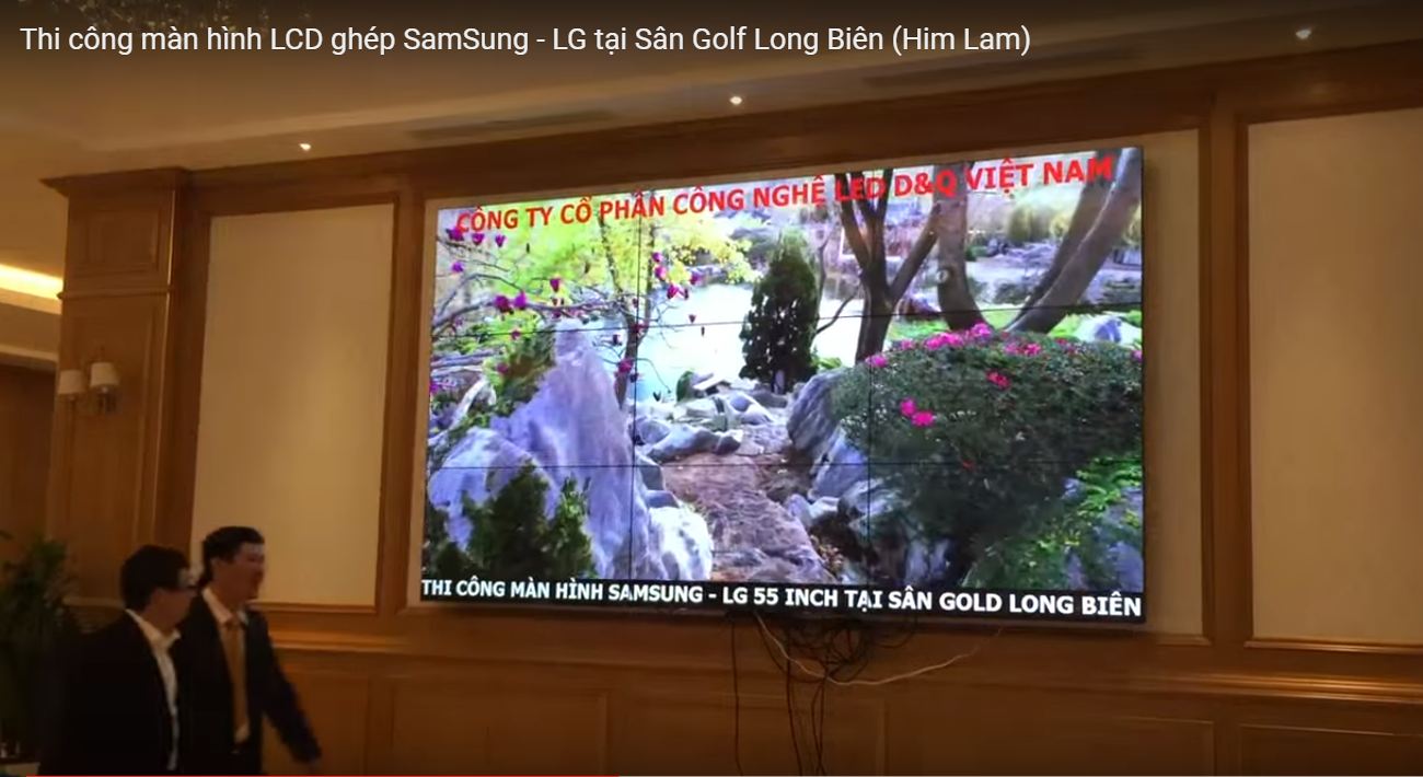 màn hình ghép LG 55 inch - công ty cổ phần công nghệ LED D&Q
