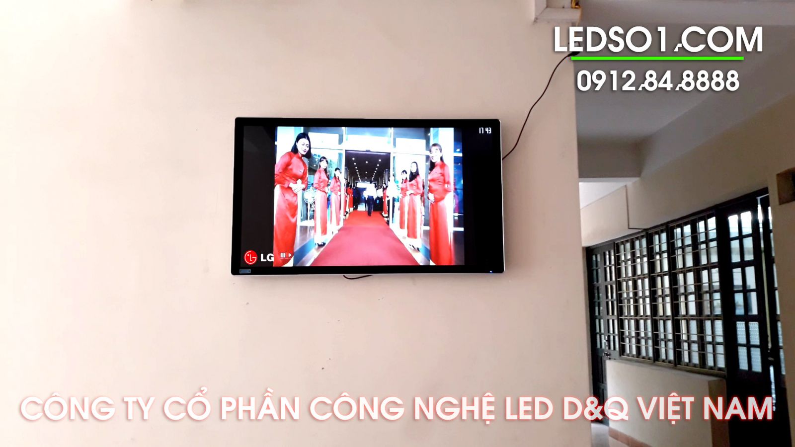 Màn hình LCD quảng cáo 55 inch LG USB | CYL-TG550B1-UL Lắp đặt tại Trường THCS Lê Duẩn Hà Nội