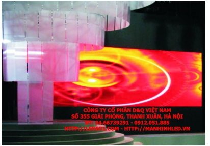  Màn Hình LED 65536 màu P7,62mm hiển thị hình ảnh video trong nhà