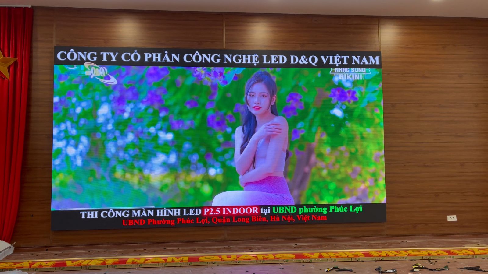 UBND phường Phúc Lợi - Long Biên - HN | Lắm Màn hình LED P2.5 Chất Lượng Cao DQ