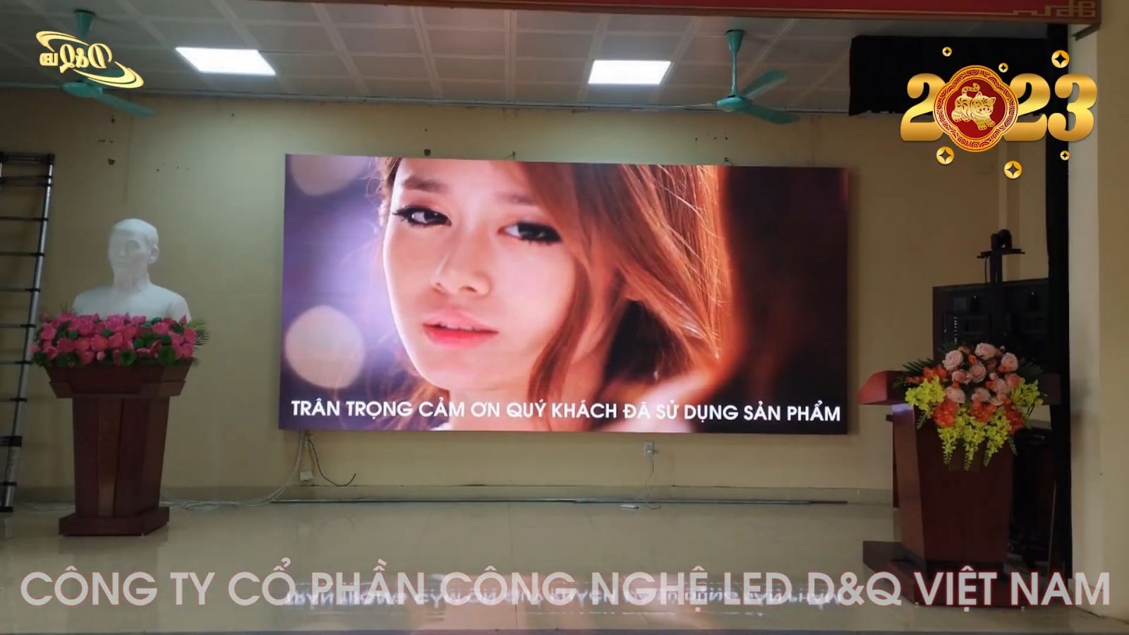 Xã Quảng Lâm, Huyện Đầm Hà, Tỉnh Quảng Ninh | Lắp Màn hình LED P2 trong phòng họp.
