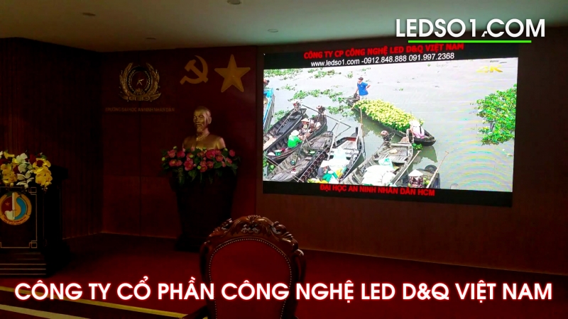 Màn hình led P2.5 | Thi công màn hình led P2.5 tại Đại học An Ninh Nhân Dân TP.HCM