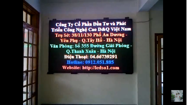 Thi công màn hình led p7.62 trong nhà tại Sở Giáo Dục Đào Tại Tỉnh Yên Bái. 1141 Yên Ninh, Yên Bái