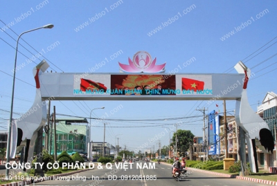 Bảng cổng chào điện tử tại thành phố Cao Lãnh, Đồng Tháp