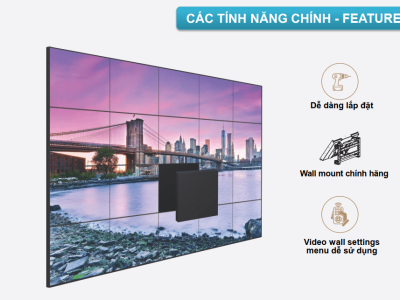 Màn Hình Ghép Châu Âu 55 Inch: Giải Pháp Video Wall Chuyên Nghiệp Cho Mọi Dự Án - LED D&Q