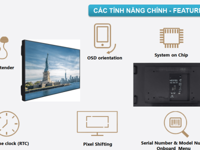 Màn Hình Ghép Châu Âu 55 Inch: Giải Pháp Video Wall Chuyên Nghiệp Cho Mọi Dự Án - LED D&Q