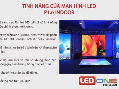 Màn Hình LED P1.6 Trong Nhà: Giải Pháp Hiển Thị Sắc Nét & Ưu Việt Nhất 2026 - LED D&Q