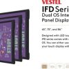 Màn hình quảng cáo cảm ứng Châu Âu 86 inch Dual OS Interactive Flat Panel Displays - LED D&Q