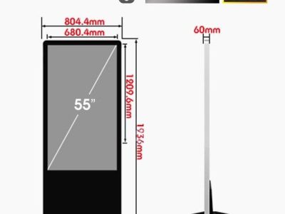 Màn hình quảng cáo LCD chân đứng 55 inch SAMSUNG/LG - LED D&Q