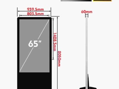 Màn hình quảng cáo LCD chân đứng 65 inch wifi SAMSUNG / LG - LED D&Q